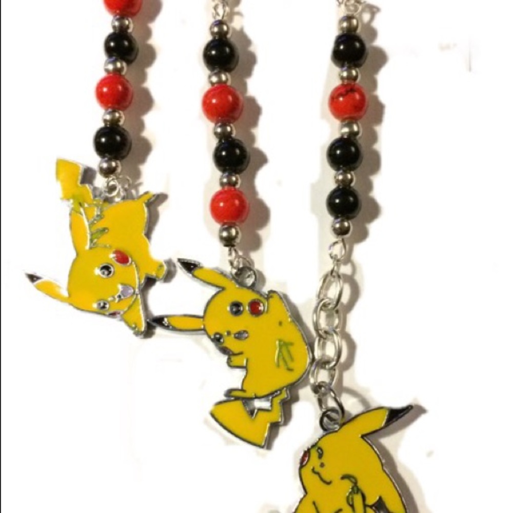 Pikachu Zipper Clips Set - Picture 2 of 2